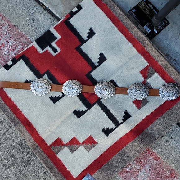 Vintage Nocona Western Concho Belt - Picture 11 of 11